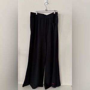 🆕 Peace Love World French terry black pull-on joggers *NWT* $55 size: XL QVC